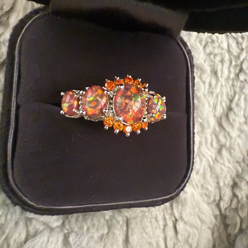 Fire Opal Ring - image 4